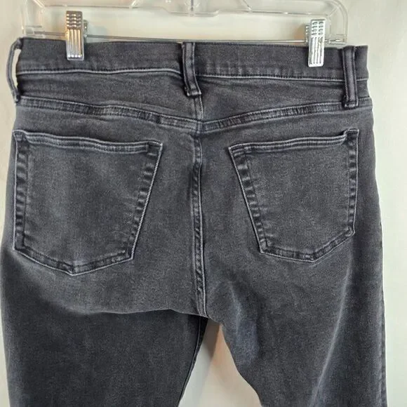 GAP Jeans Mens 32x30 Black Gray Skinny Stretch Denim Casual Modern Rocker Skater - Picture 5 of 10